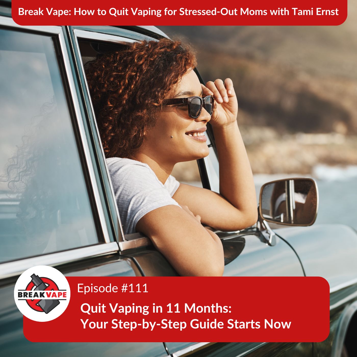 cover of episode 111. Quit Vaping in 11 Months: Your Step-by-Step Guide Starts Now