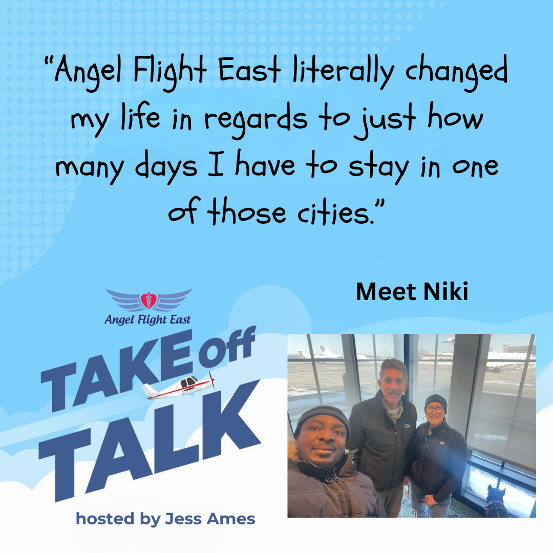 Take Off Talk with Angel Flight East
