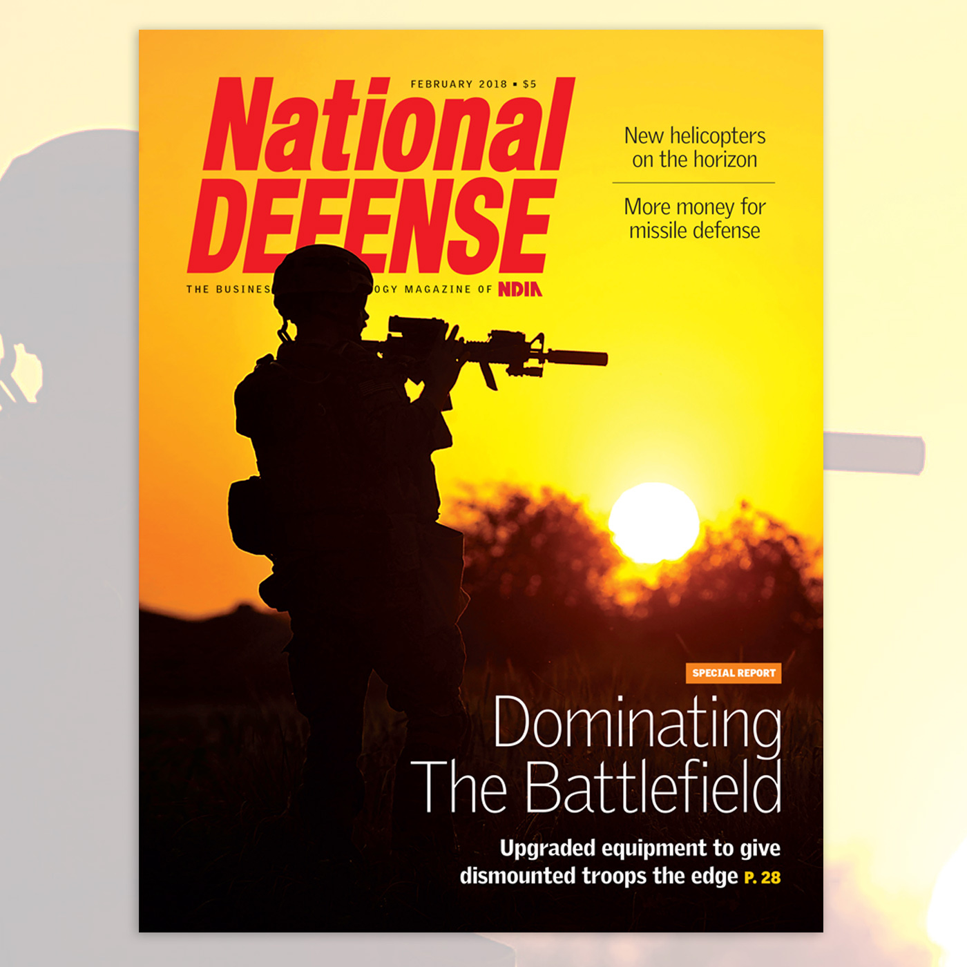 February 2018-Dominating the Battlefield: Upgraded equipment to give dismounted troops the edge