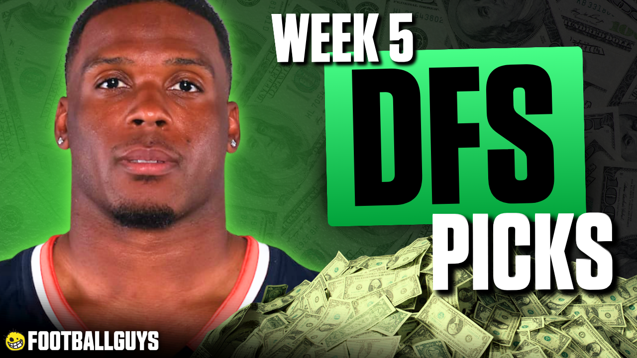 Week 5 DFS Picks & Lineup Advice | Cash, GPP, & Stacks
