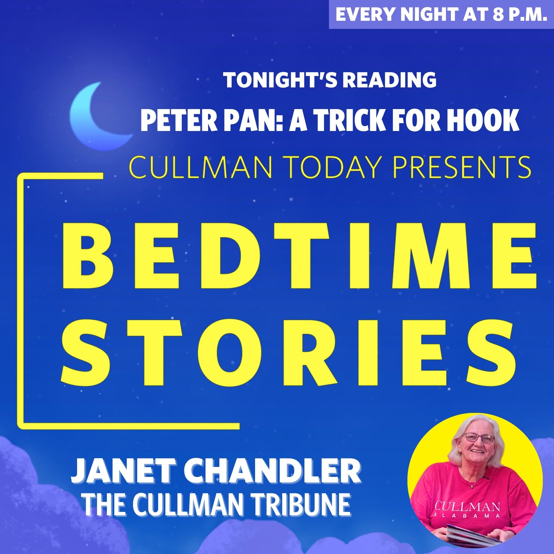 Bedtime Stories – Janet Chandler reads Peter Pan: A Trick For Hook