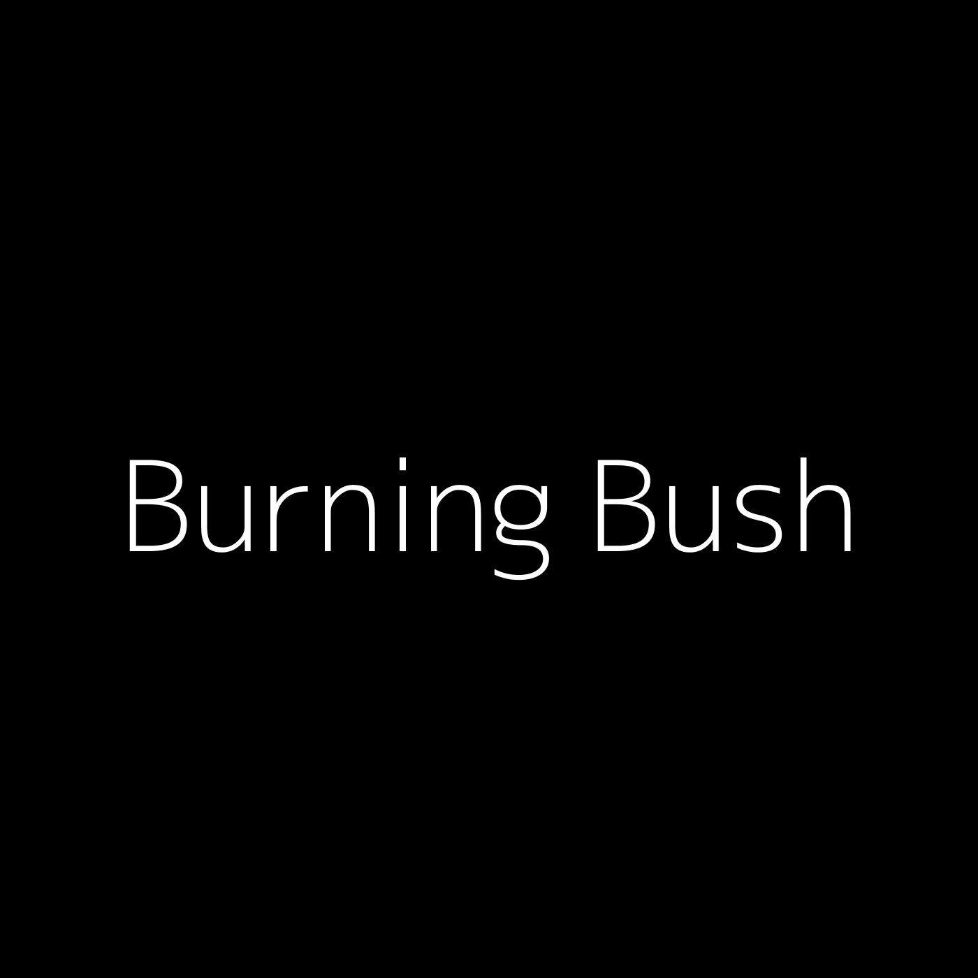 Burning Bush podcast