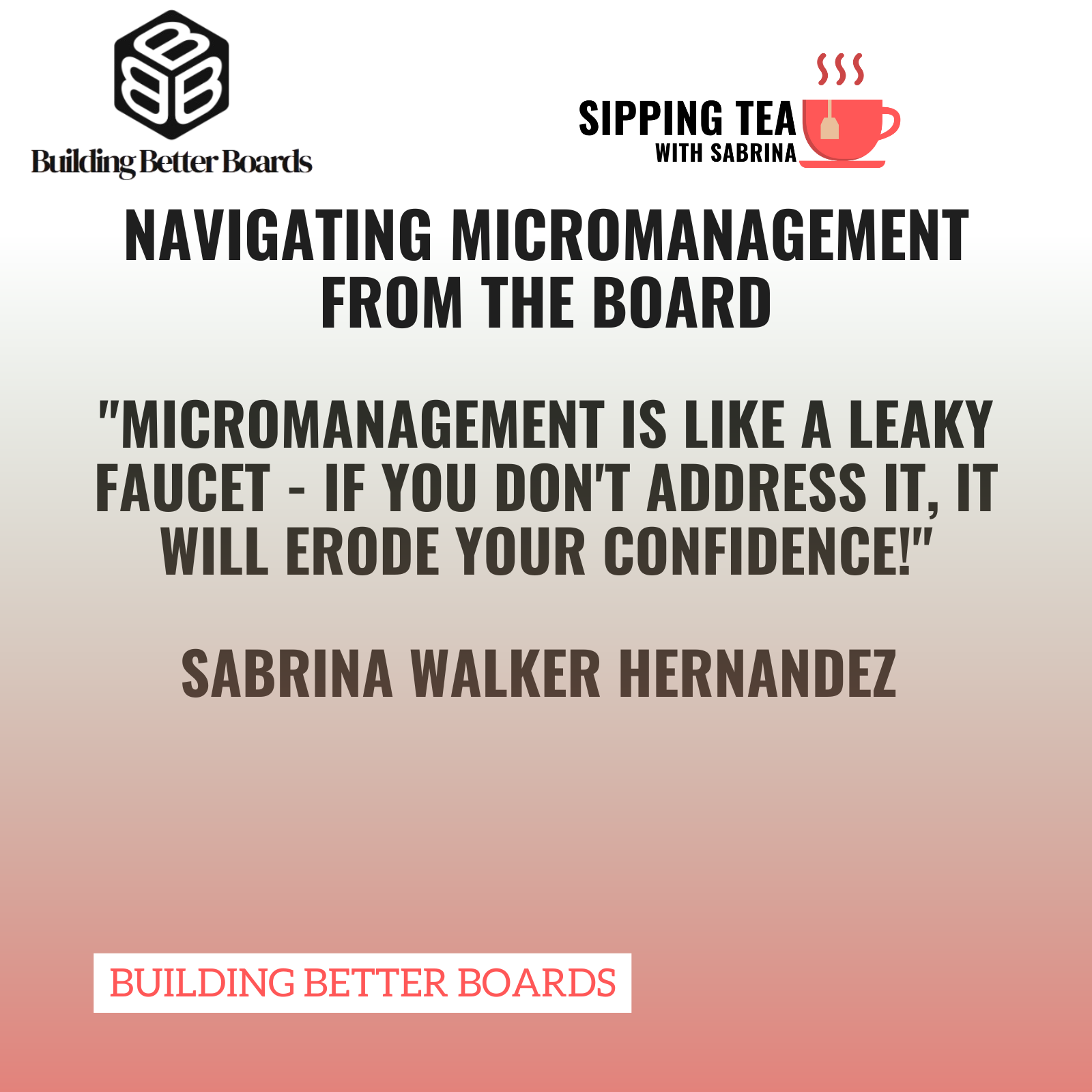 Navigating Micromanagement From the Board