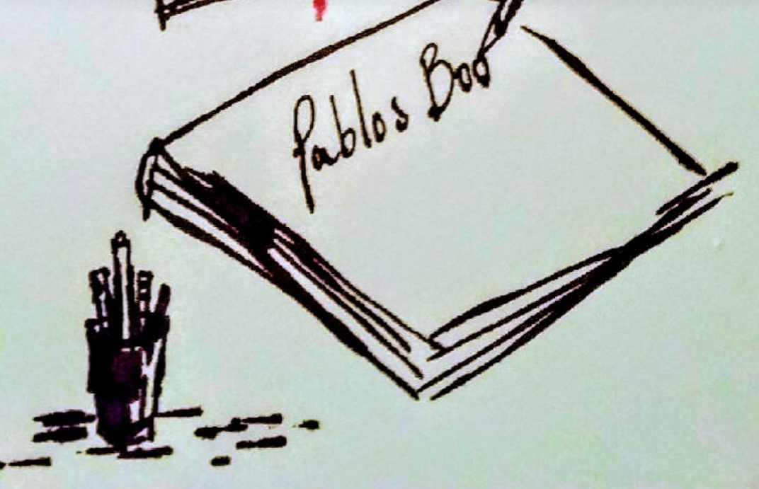 Pablo loved reading stories in English.