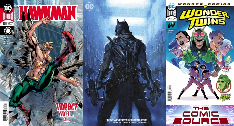 Hawkman #10, Grim Knight #1 & Wonder Twins #2