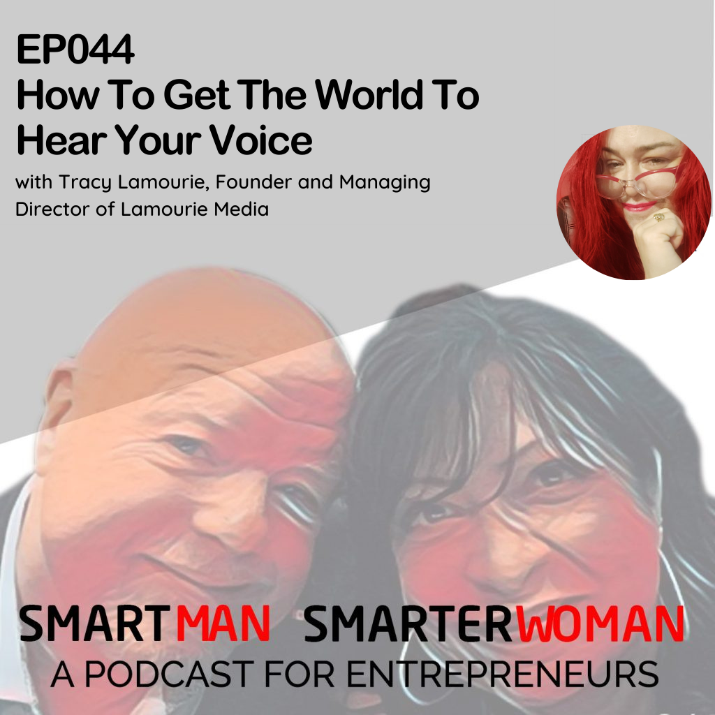Episode 44: Tracy Lamourie - How To Get The World To Hear Your Voice episode artwork