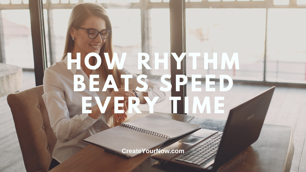 3772 How Rhythm Beats Speed Every Time