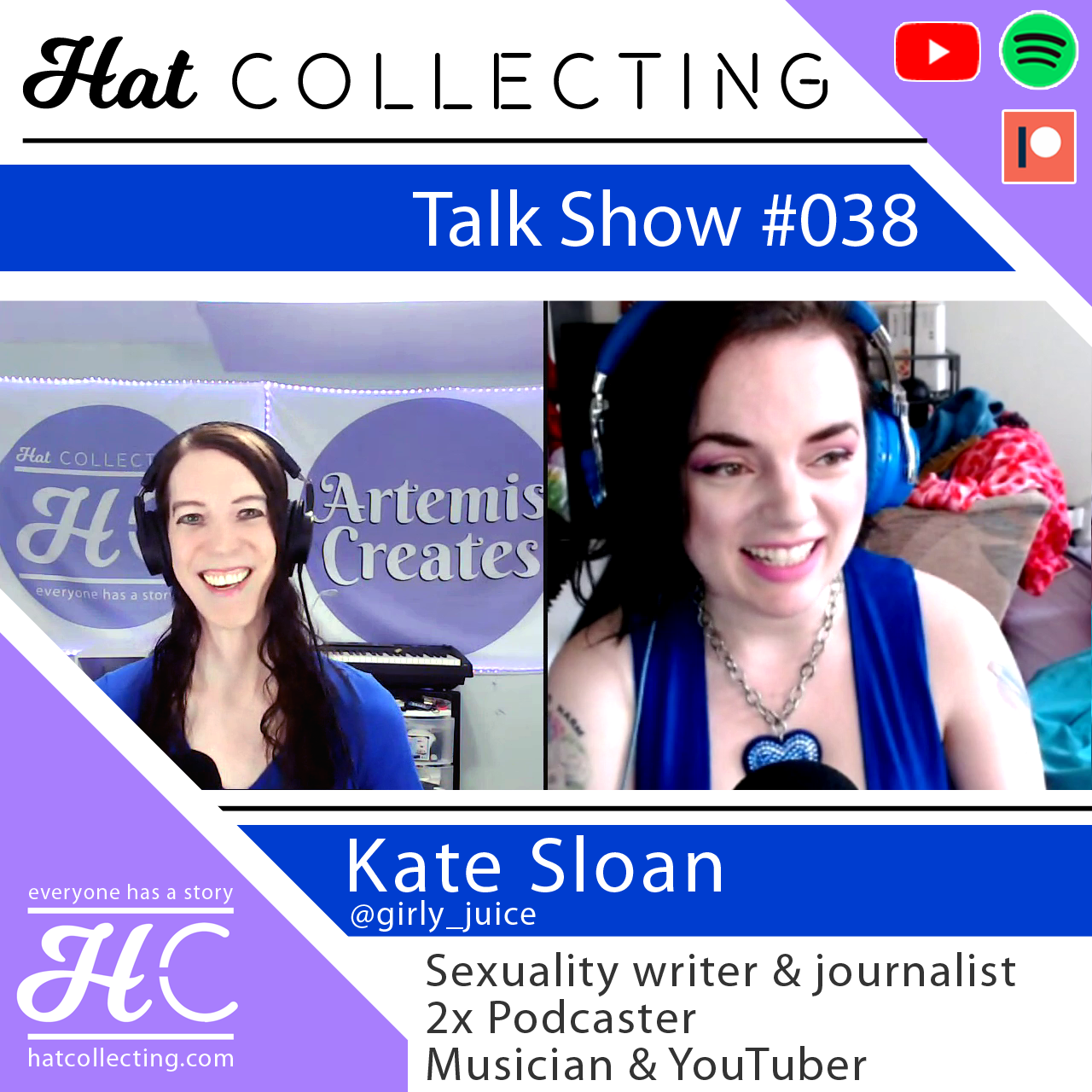 #038 Kate Sloan (Sexuality Writer & Journalist, Podcaster, Musician, YouTuber, Former Improviser)