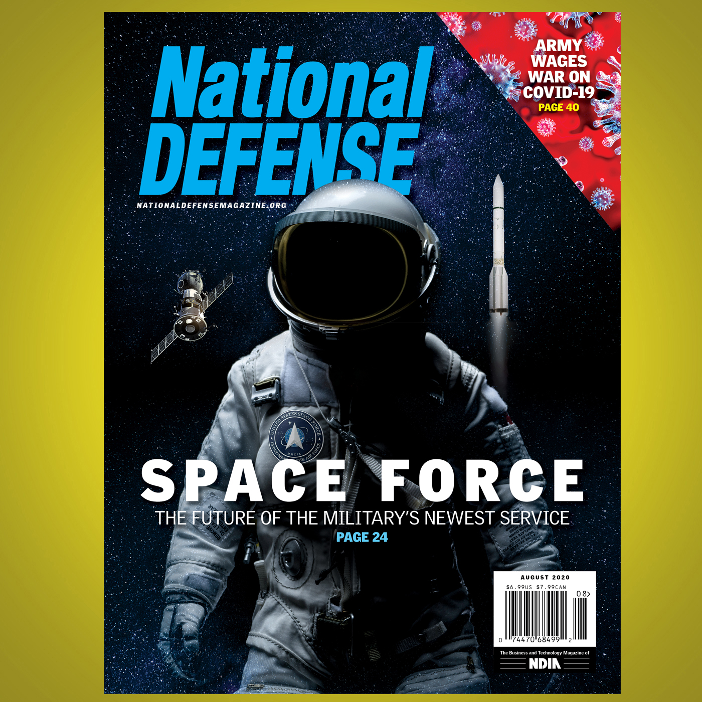 August 2020 - Future of Space Force, Army’s Search for COVID-19 Vaccine and Laser Communication Terminals