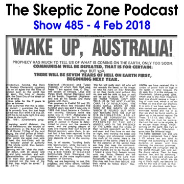The Skeptic Zone #485 - 4.Feb.2018