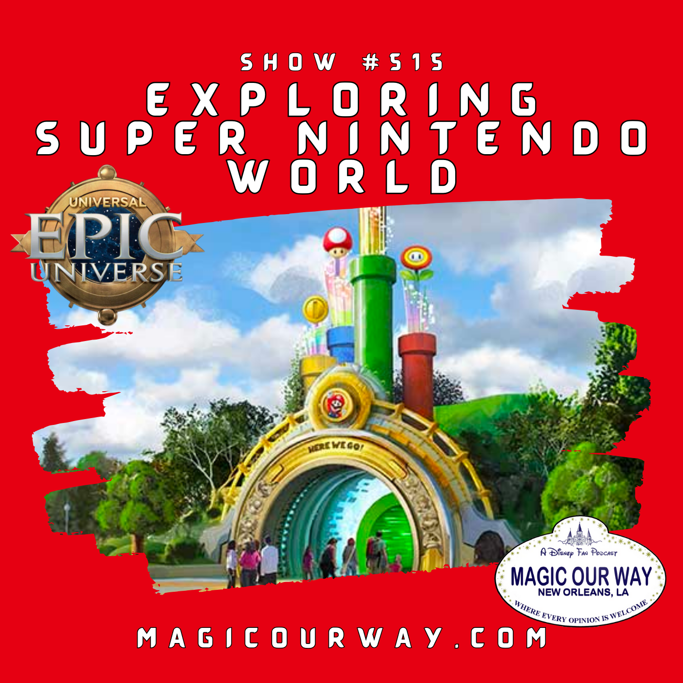 Exploring Super Nintendo World: Universal Epic Universe - MOW #515