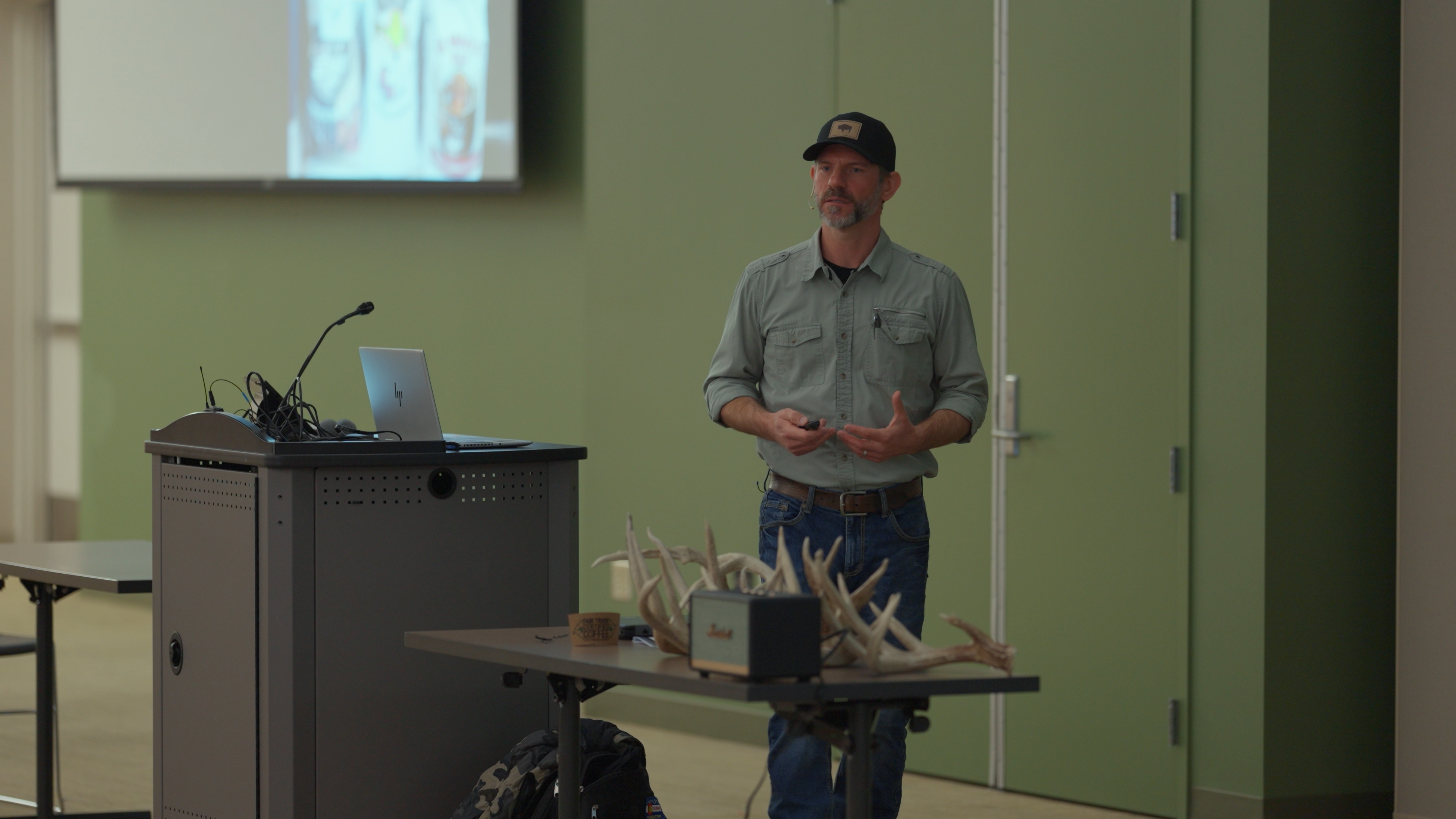 Jason's 'Challenge-Coin-Earning' Presentation in Springfield MO -Plants Fix Dirt & Wild Health!