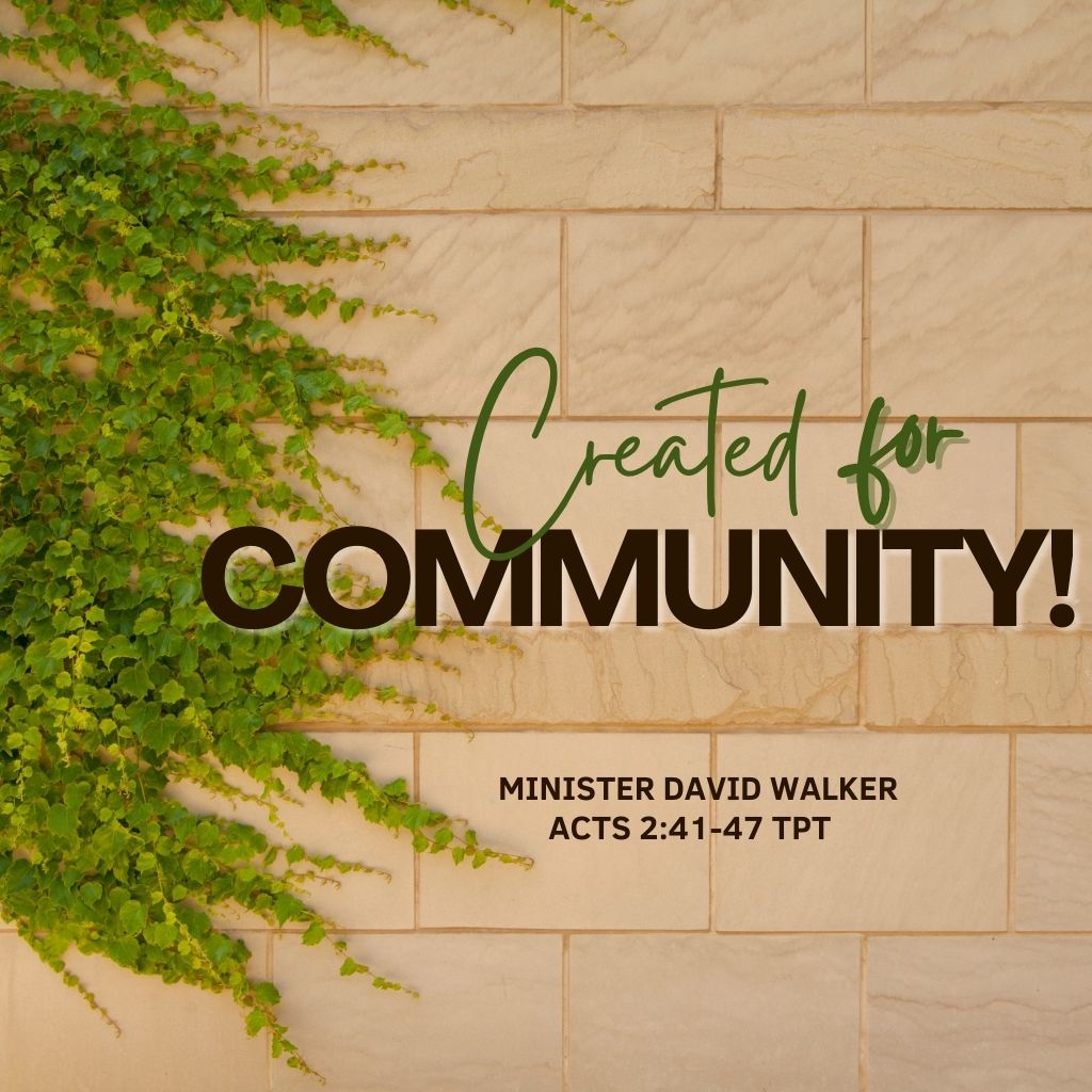 July 16, 2023 - Minister David Walker - Created For Community July 16, 2023 - Minister David Walker - Created For Community