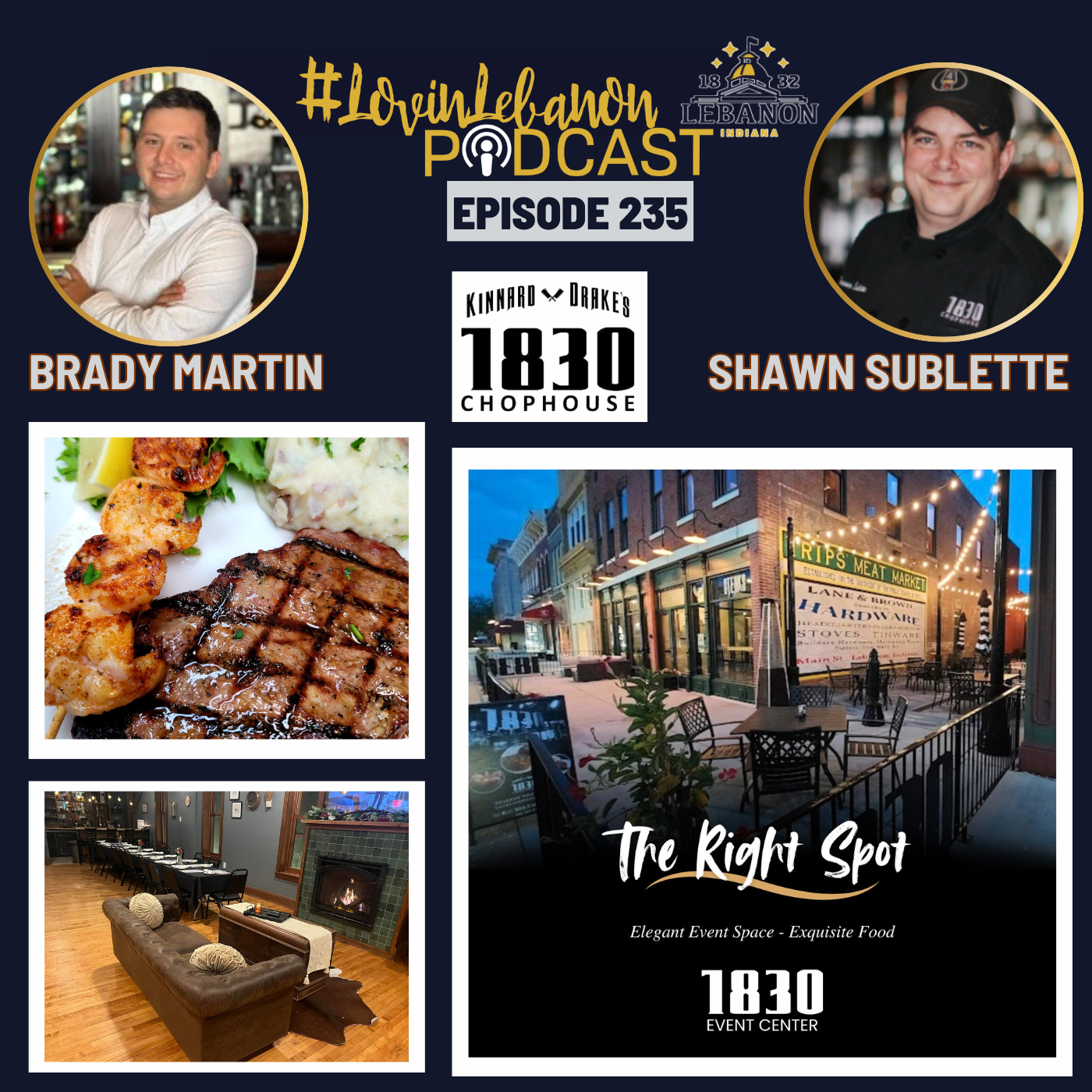 Episode 235 - 1830 Chophouse 5th Anniversary | Brady Martin & Shawn Sublette