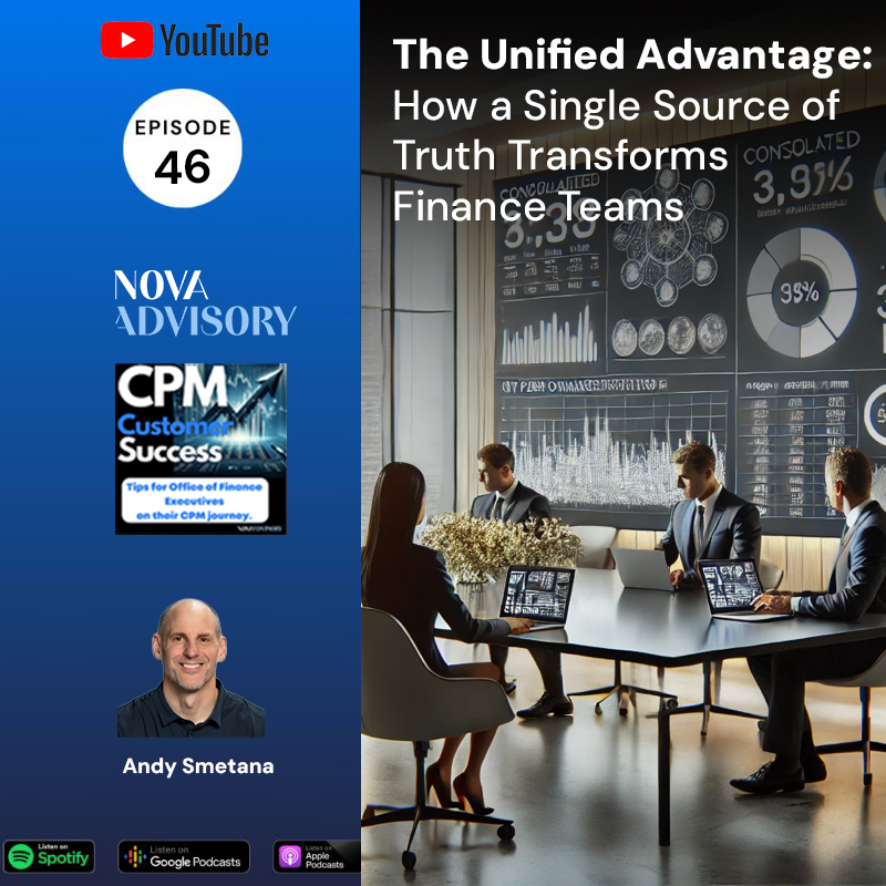 OneStream CPM Customer Success: Tips for Office of Finance Executives on their Corporate Performance Management journey