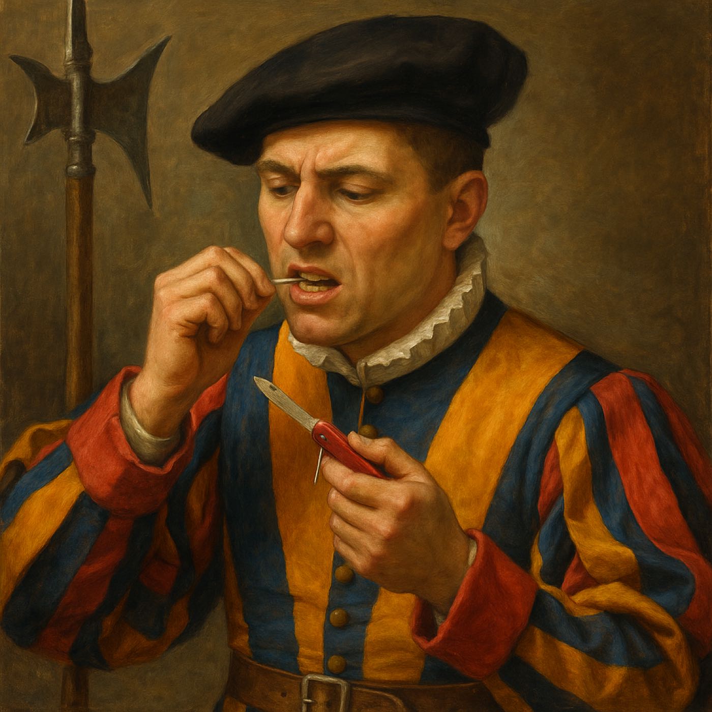 853. Using a Swiss Army Knife Toothpick