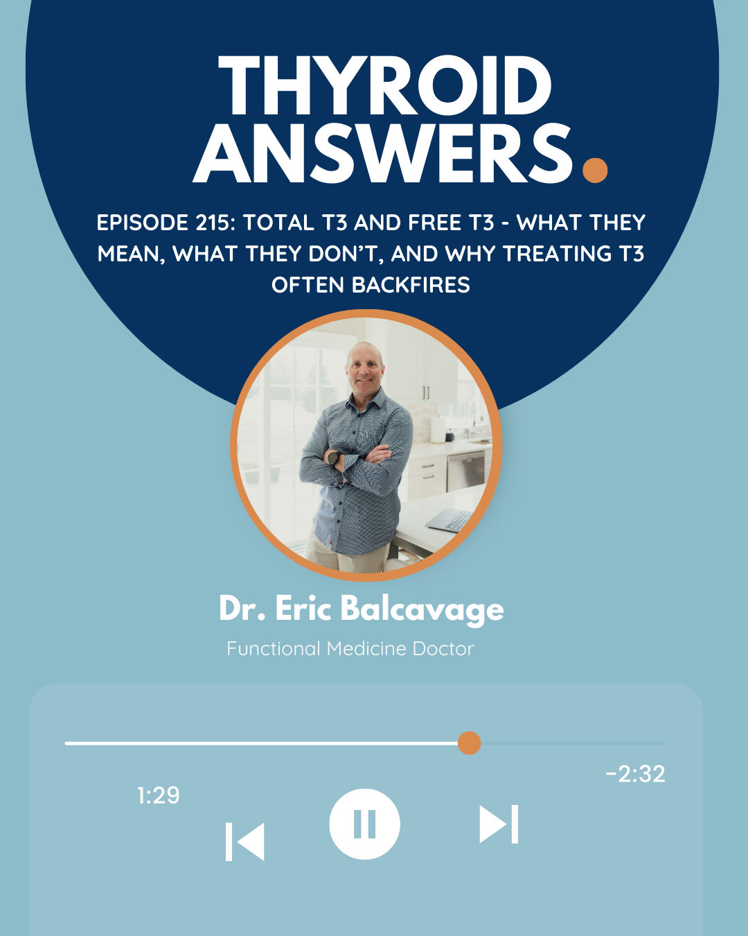 Episode 215: Total T3 And Free T3 - What They Mean, What They Don't, and Why Treating T3 often backfires
