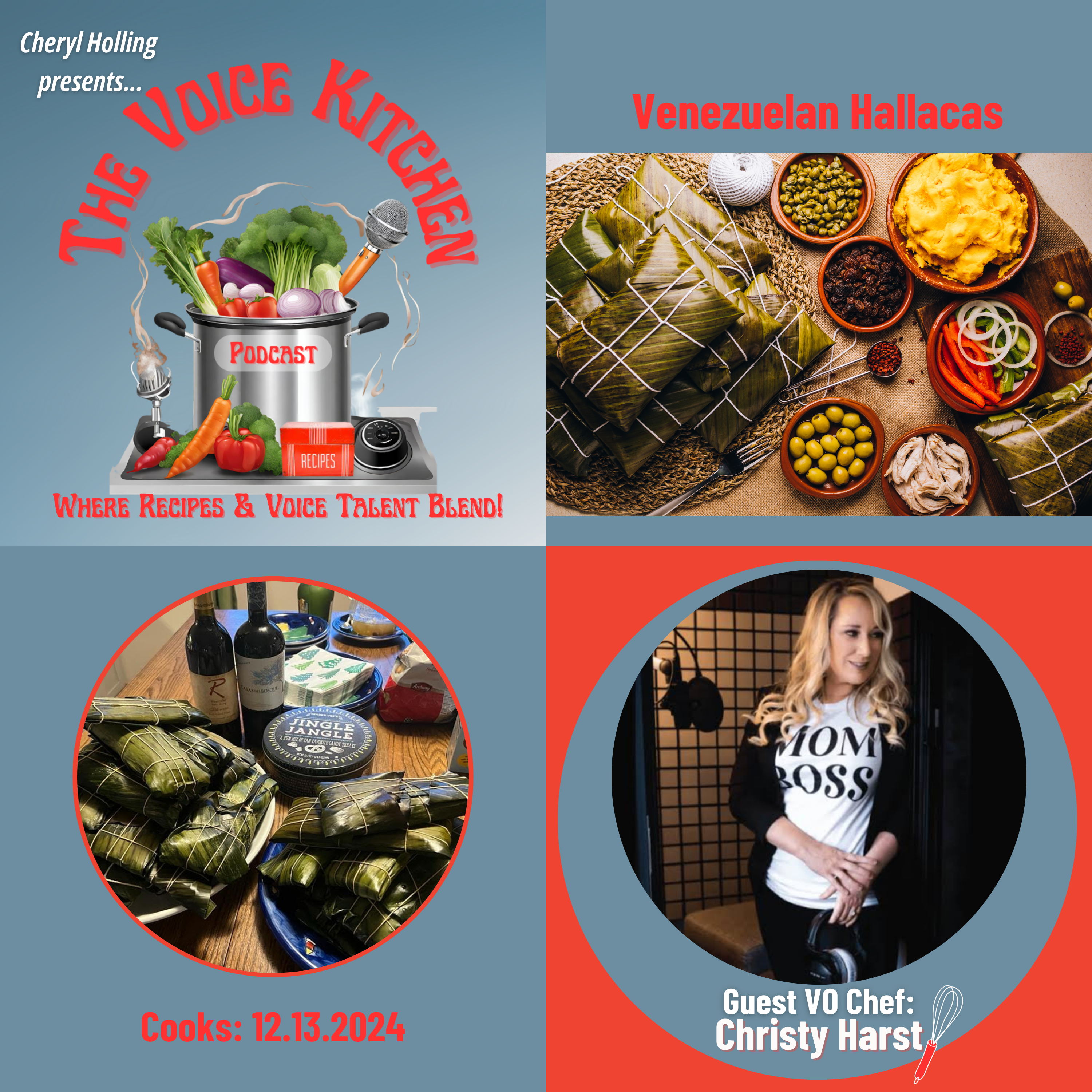 The Voice Kitchen: where recipes & voice talent blend!