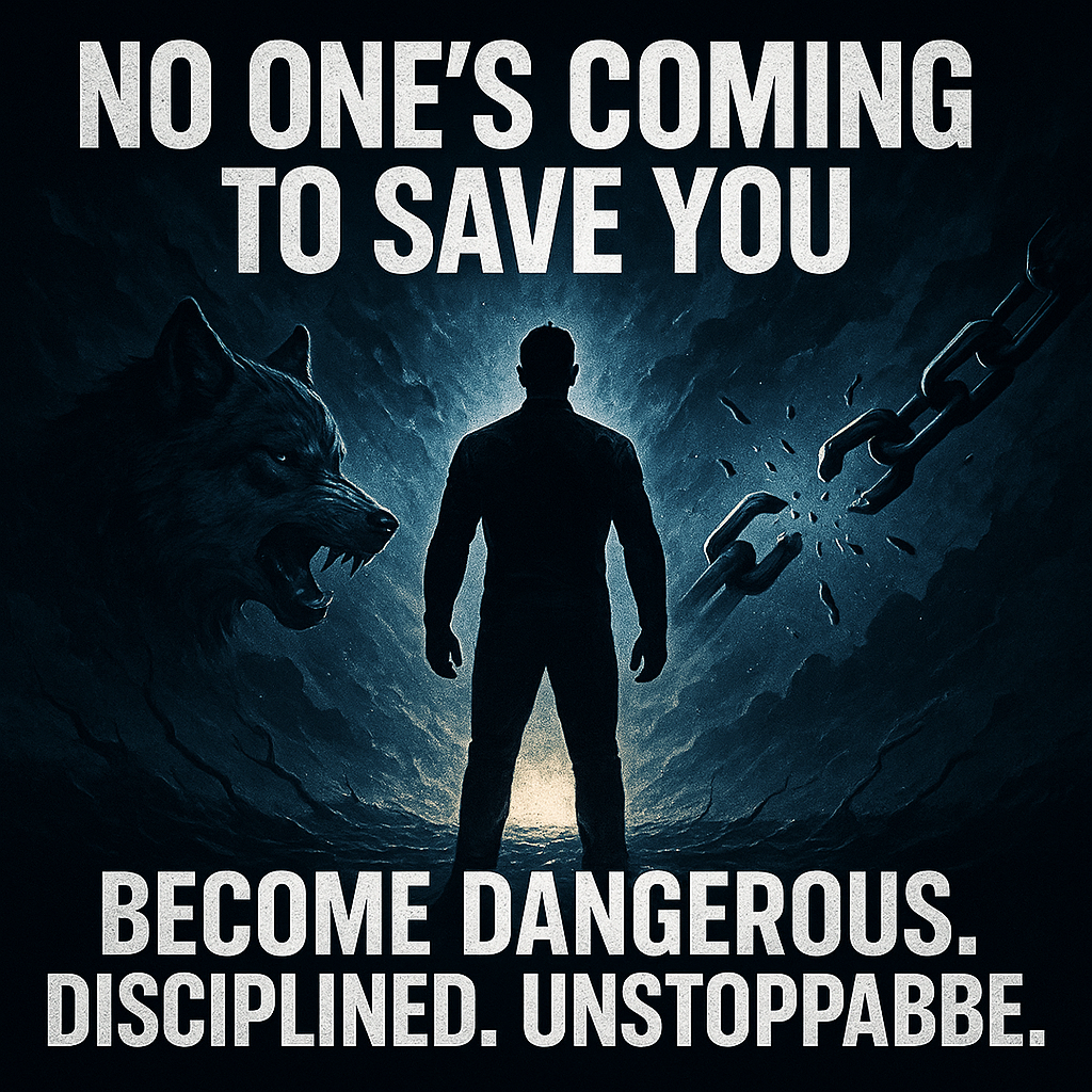cover of episode No One's Coming to Save You: How to Become Dangerous, Disciplined, and Unstoppable | Goal Billionaire Podcast