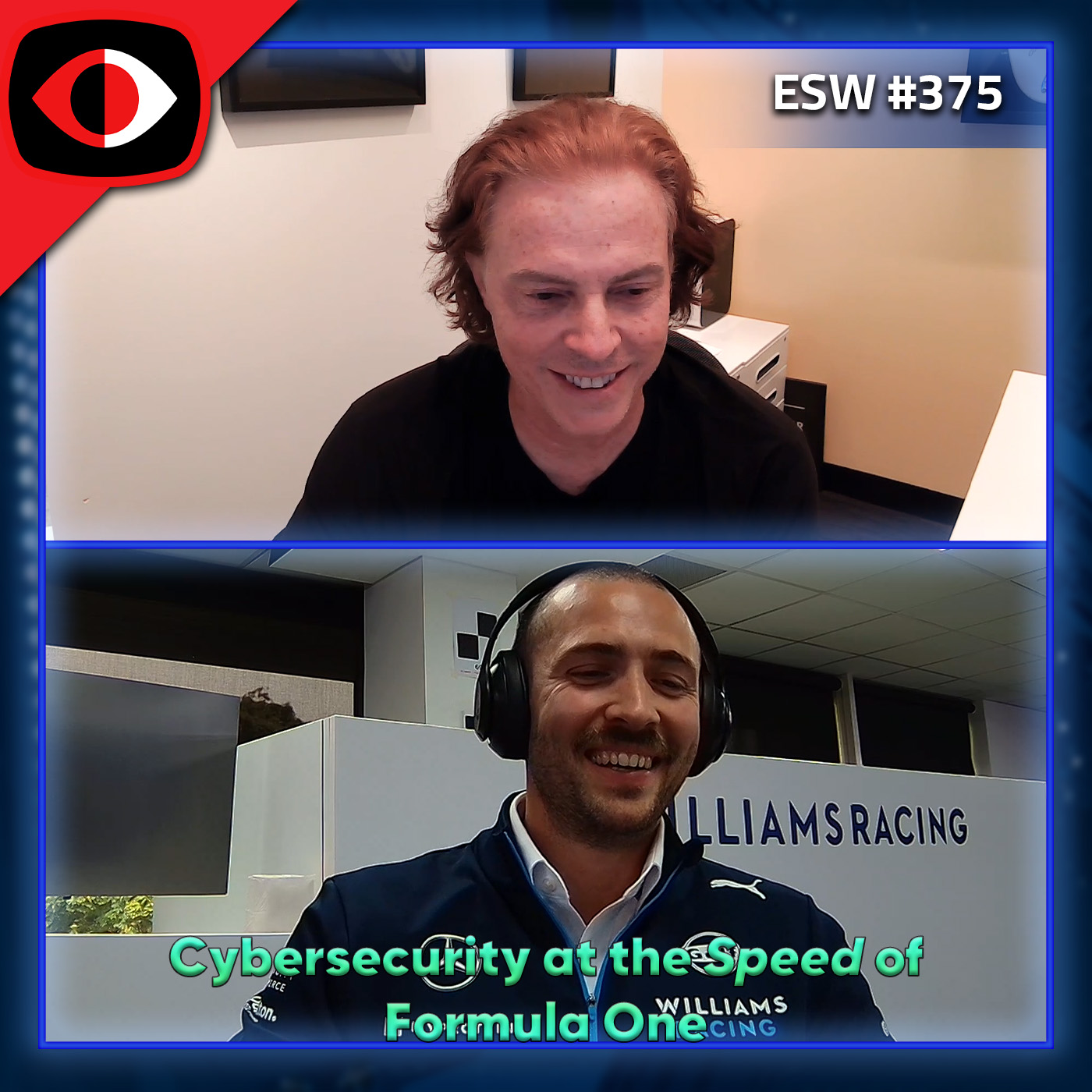 cover of episode Cybersecurity at the speed of Formula One - Darren Guccione, Harry Wilson - ESW #375