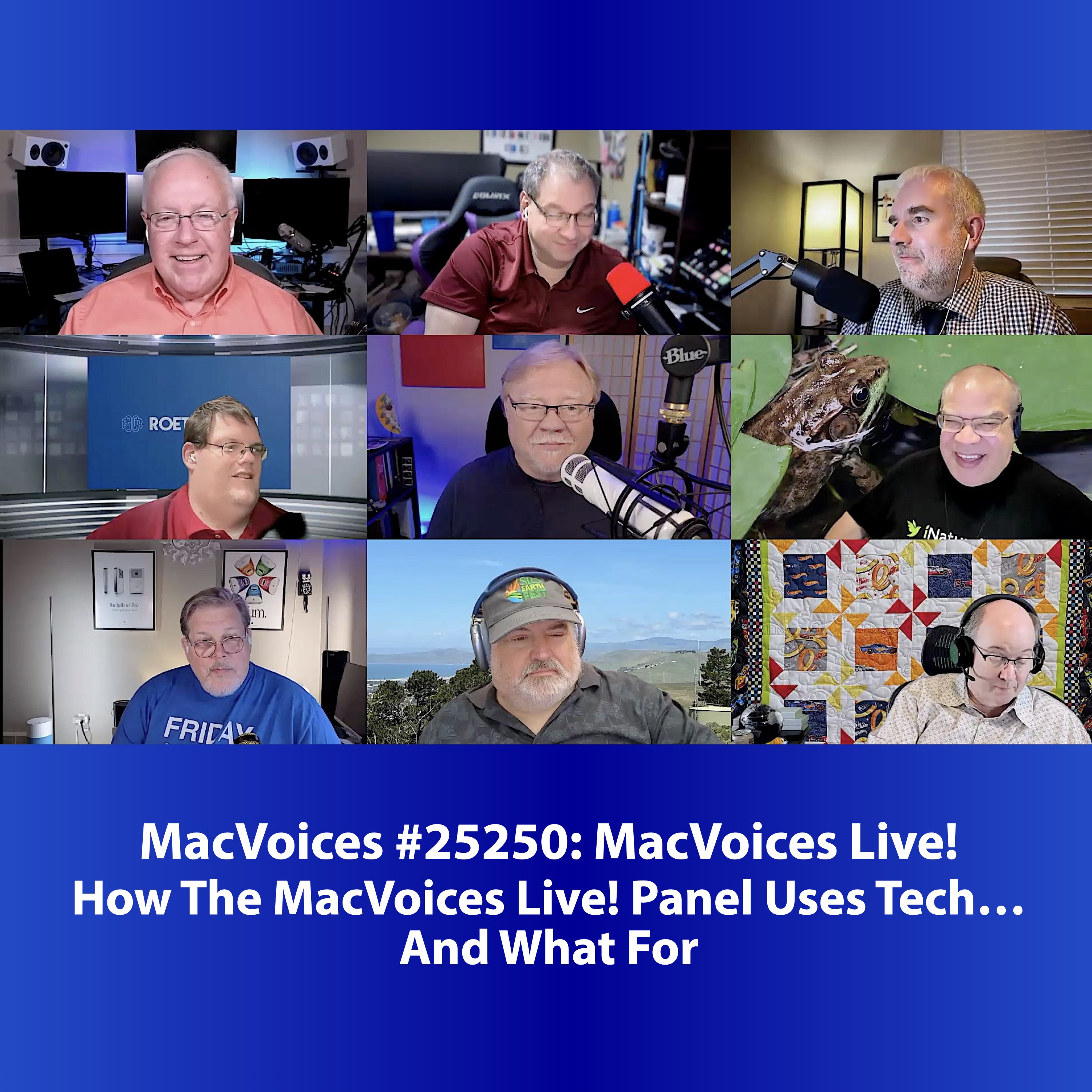 MacVoices #25251: Live! - How The MacVoices Live! Panel Uses Tech…And What For