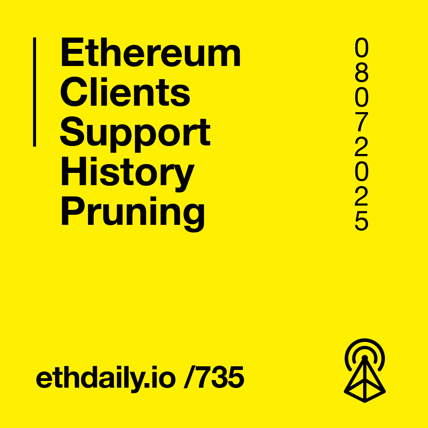 Ethereum Clients Support History Pruning