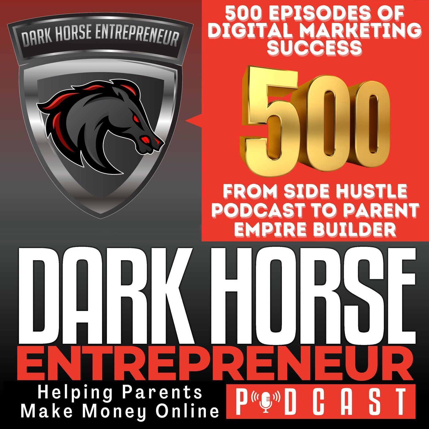 EP 500 500 Episodes of Digital Marketing Success: From Side Hustle Podcast to Parent Empire Builder