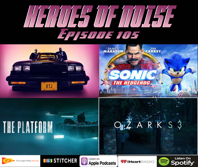Run The Jewels, Sonic The Hedgehog, The Platform, and Ozark Season 3