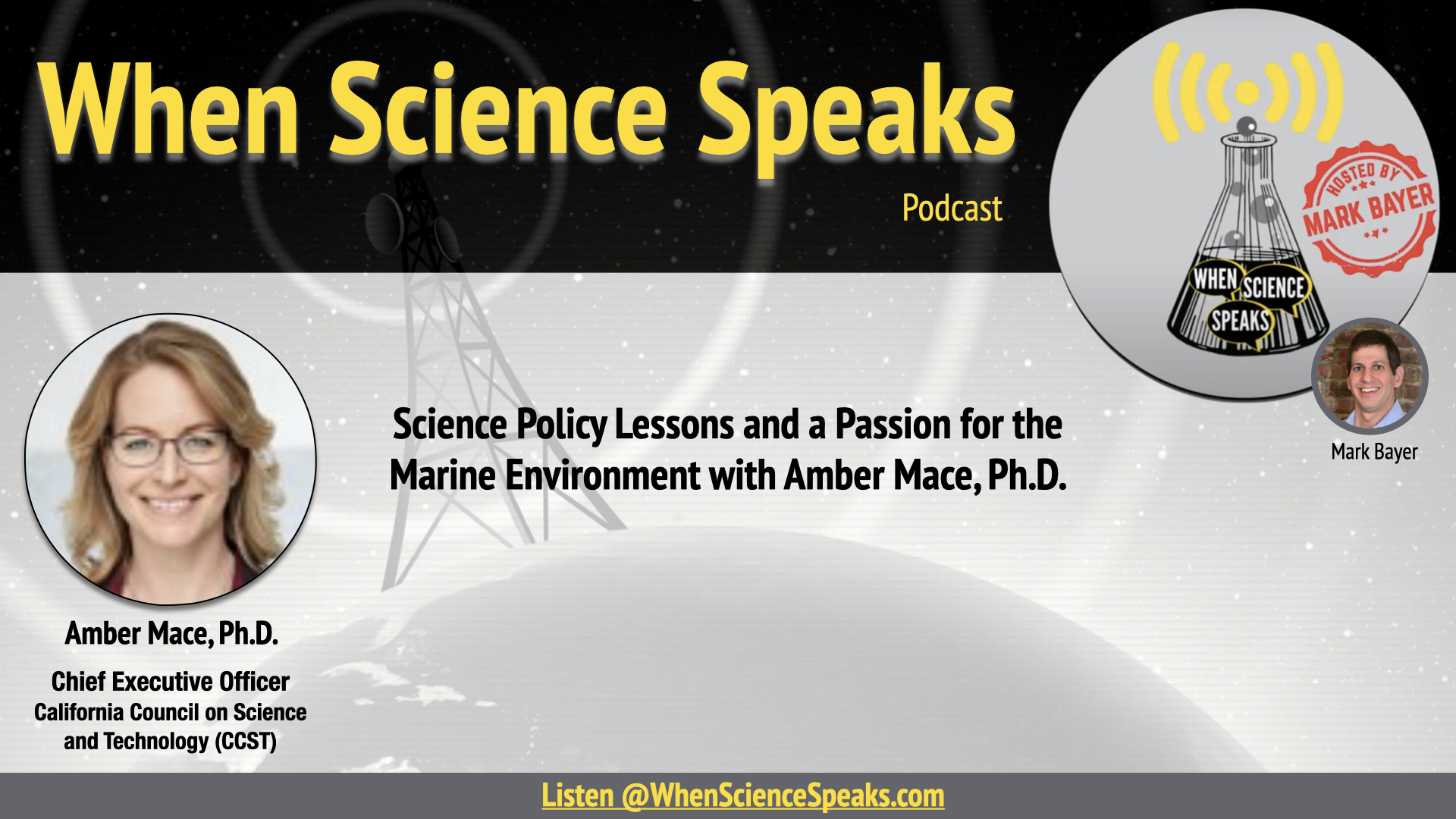 Science Policy Lessons and a Passion for the Marine Environment with Amber Mace, Ph.D.