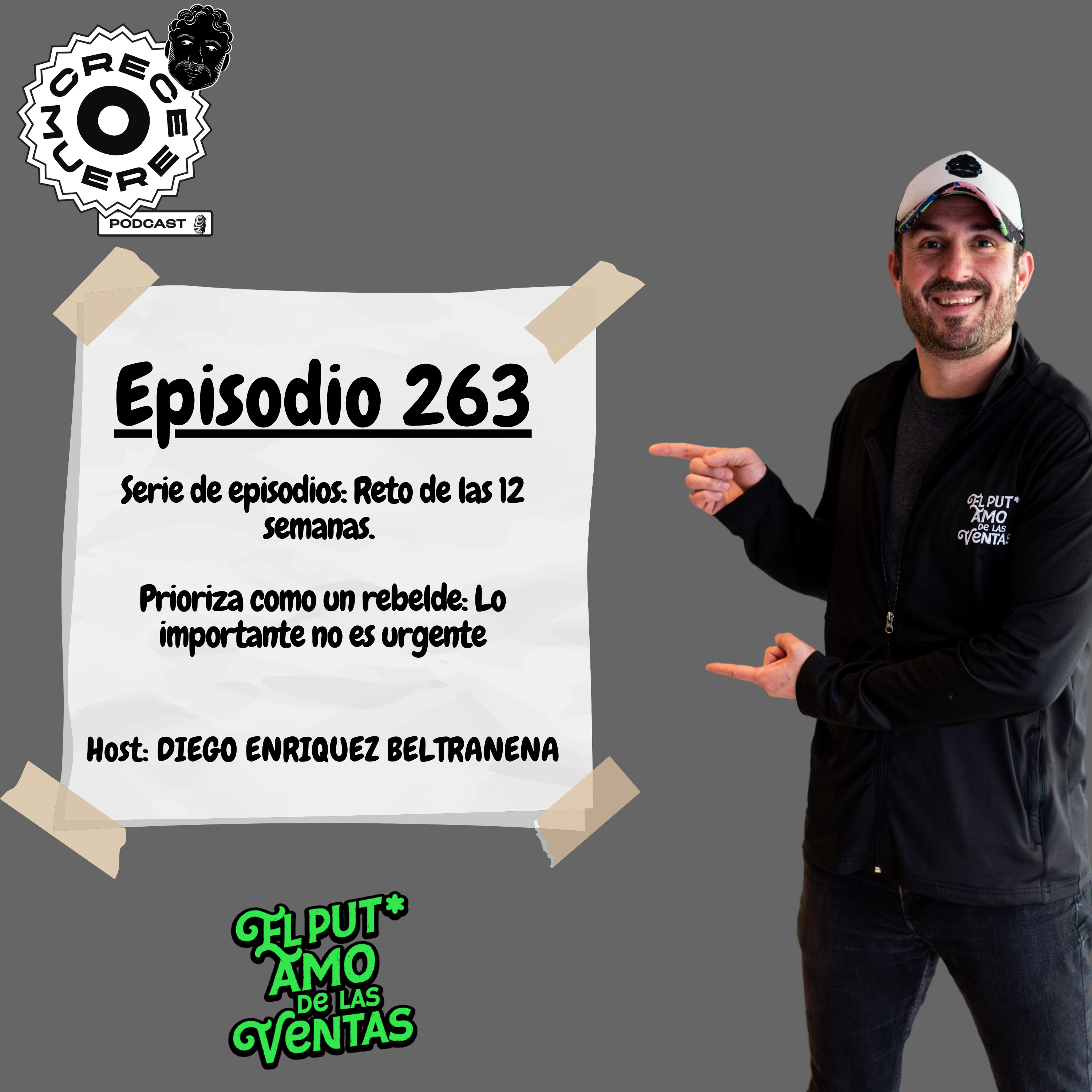 Episodio #263 - Semana 2 del reto de las 12 semanas: Prioriza como un rebelde: Lo importante no es urgente