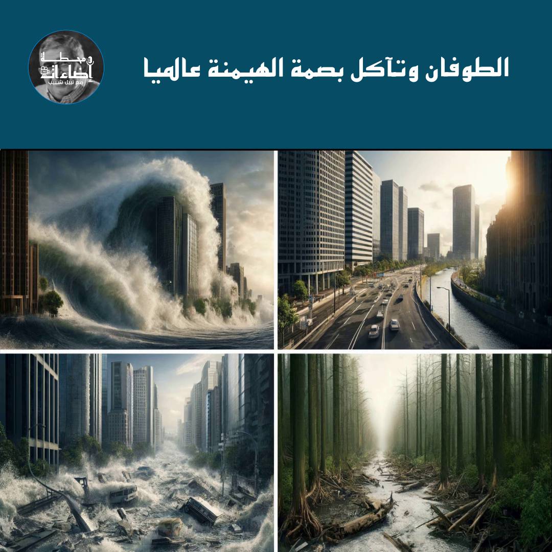 رأي-الطوفان وتآكل بصمة الهيمنة عالميا