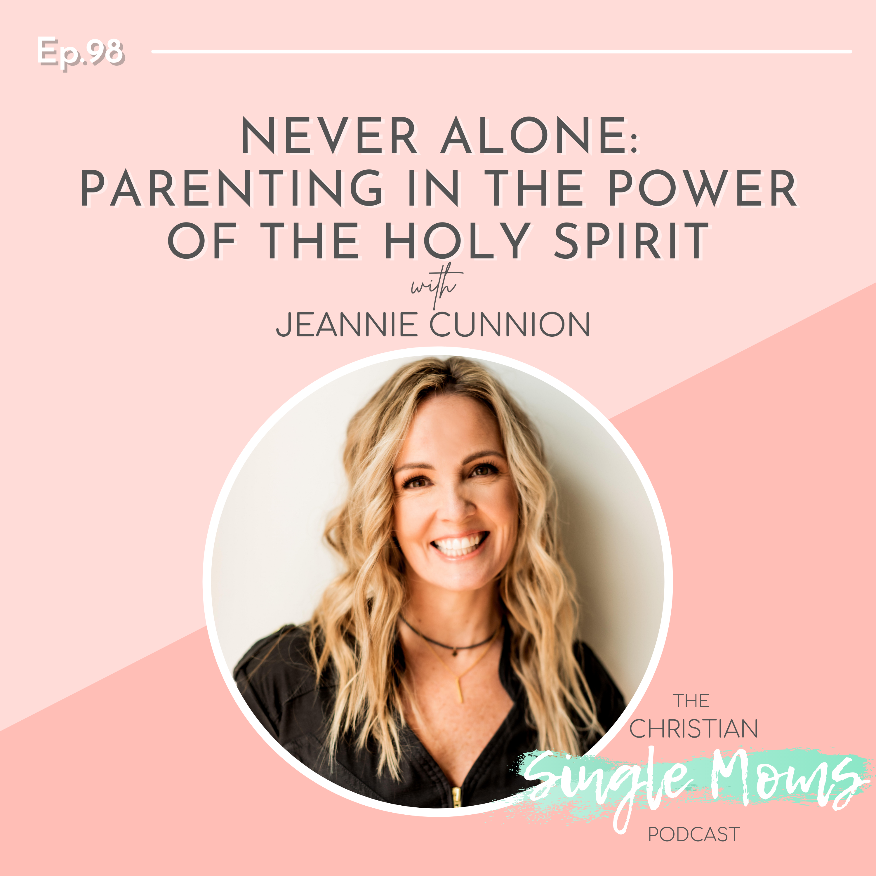 Never Alone: Parenting in the Power of the Holy Spirit with Jeannie Cunnion