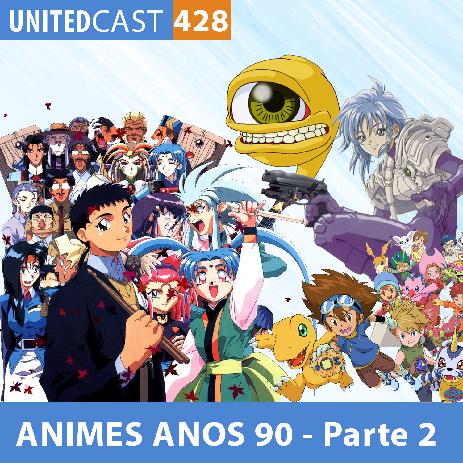 UNITEDcast #428 - ANIMES dos ANOS 90 Part.2