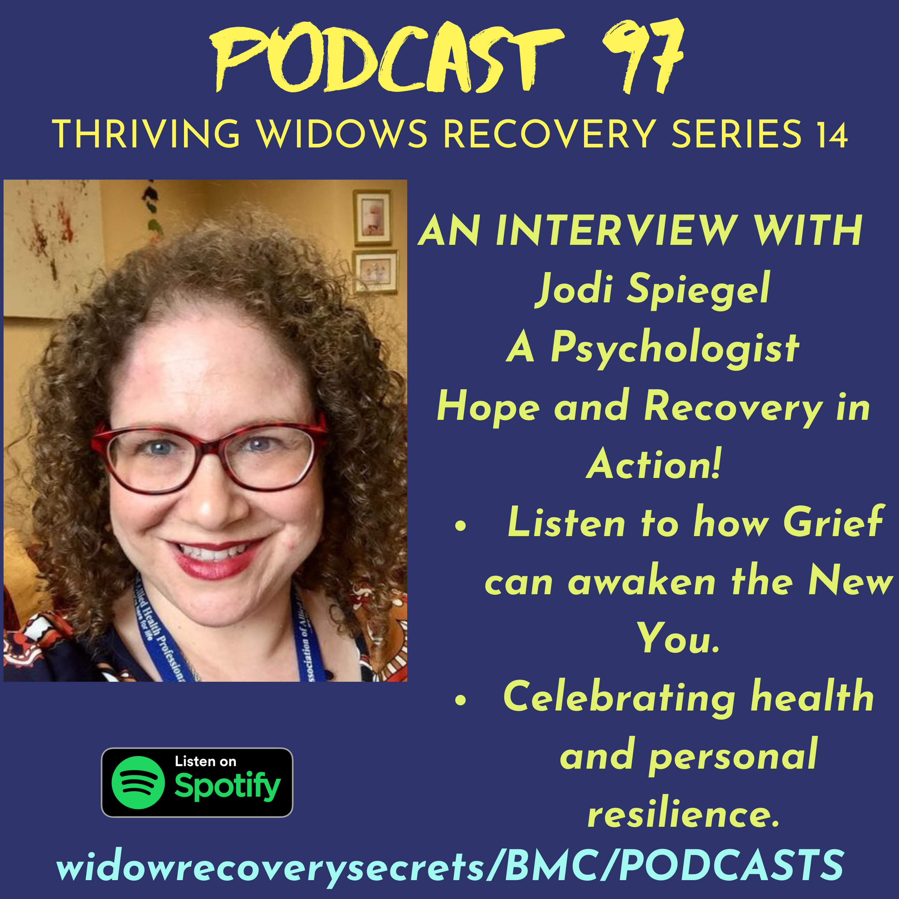 THRIVING  WIDOW RECOVERY SECRETS 14 'HOPE AND RECOVERY IN ACTION'