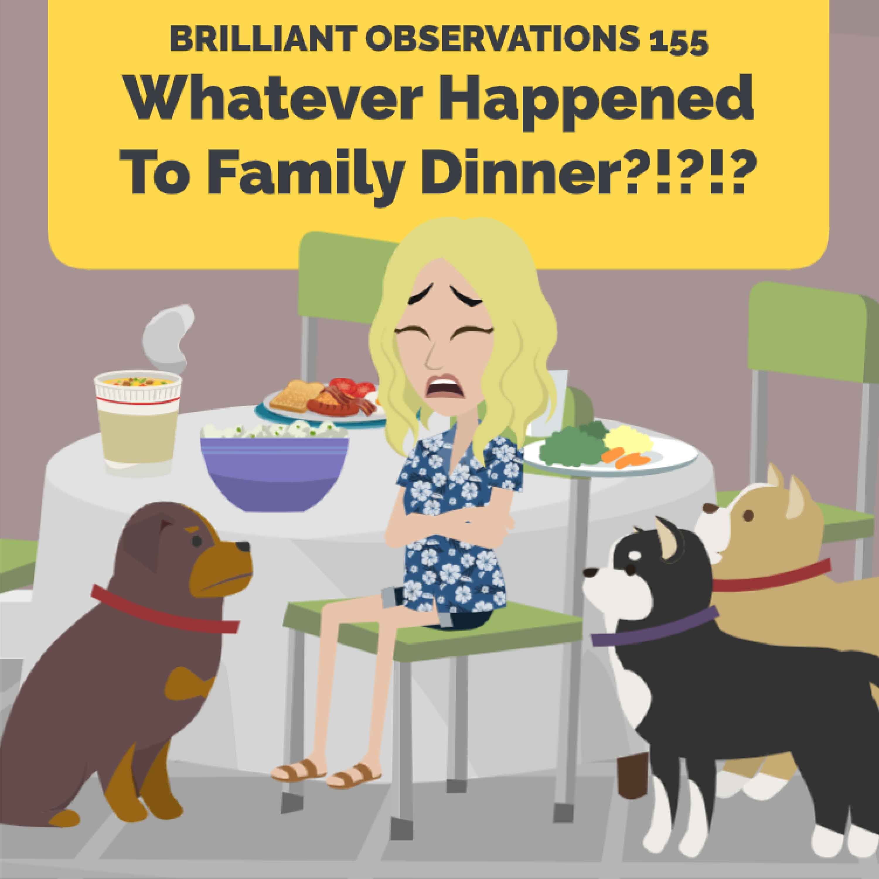 Whatever Happened to Family Dinner?  |  Brilliant Observations 155