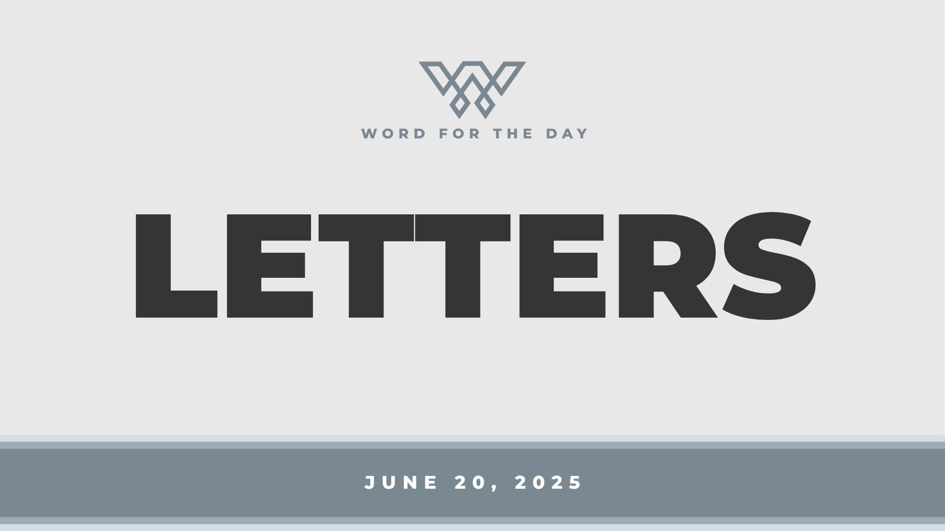 Letters