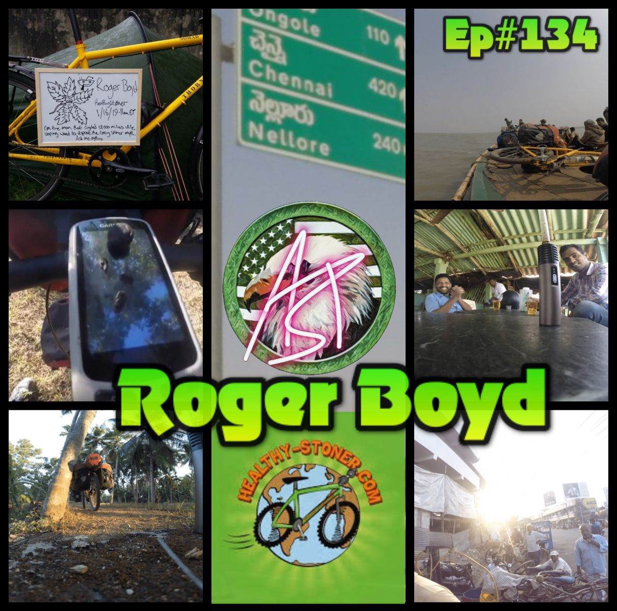 EP134- Roger Boyd The Healthy Stoner episode artwork