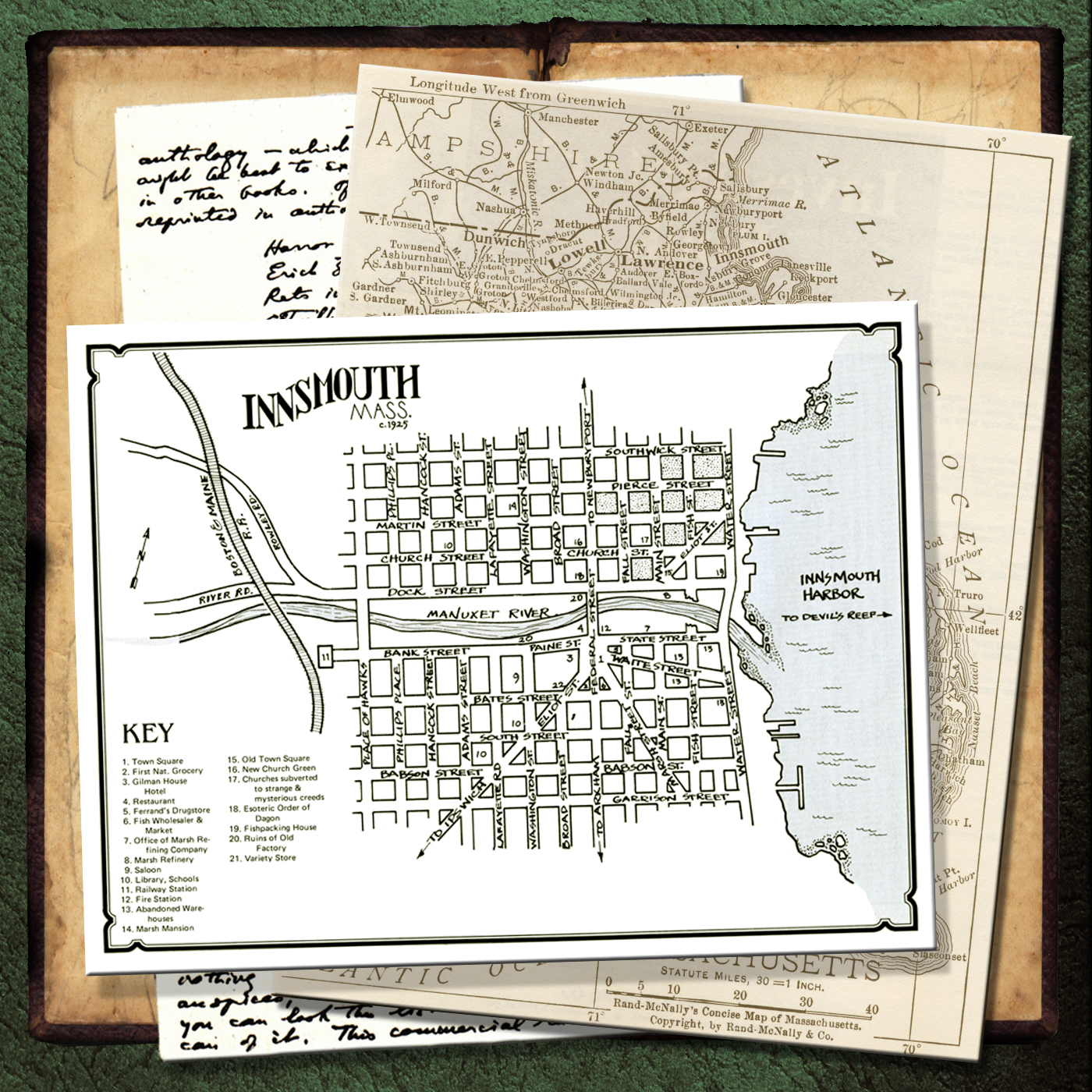 GREAT LIBRARY OF DREAMS 49 - The Shadow Over Innsmouth by HP Lovecraft