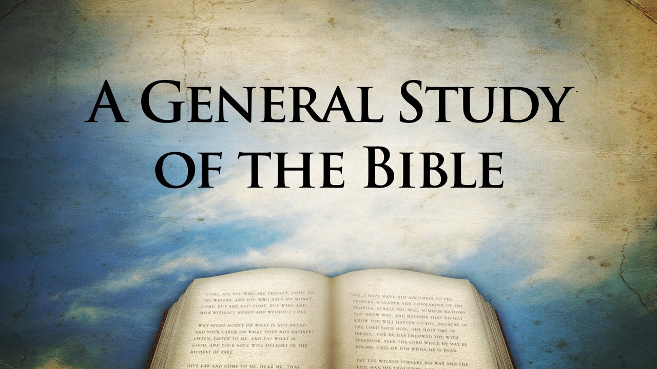A General Study of the Bible (Pastor Todd Jones) episode artwork