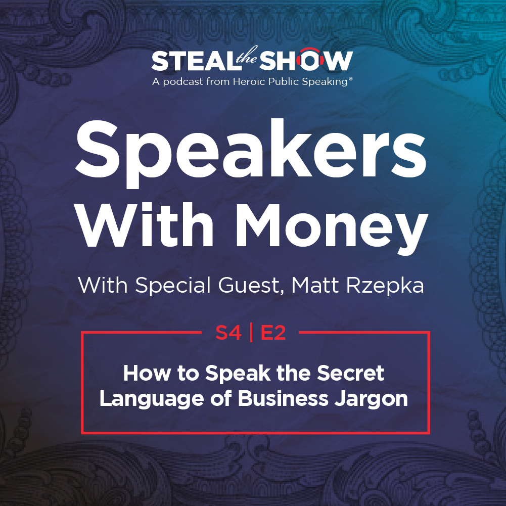 cover of episode S4E2 How to Speak the Secret Language of Business Jargon
