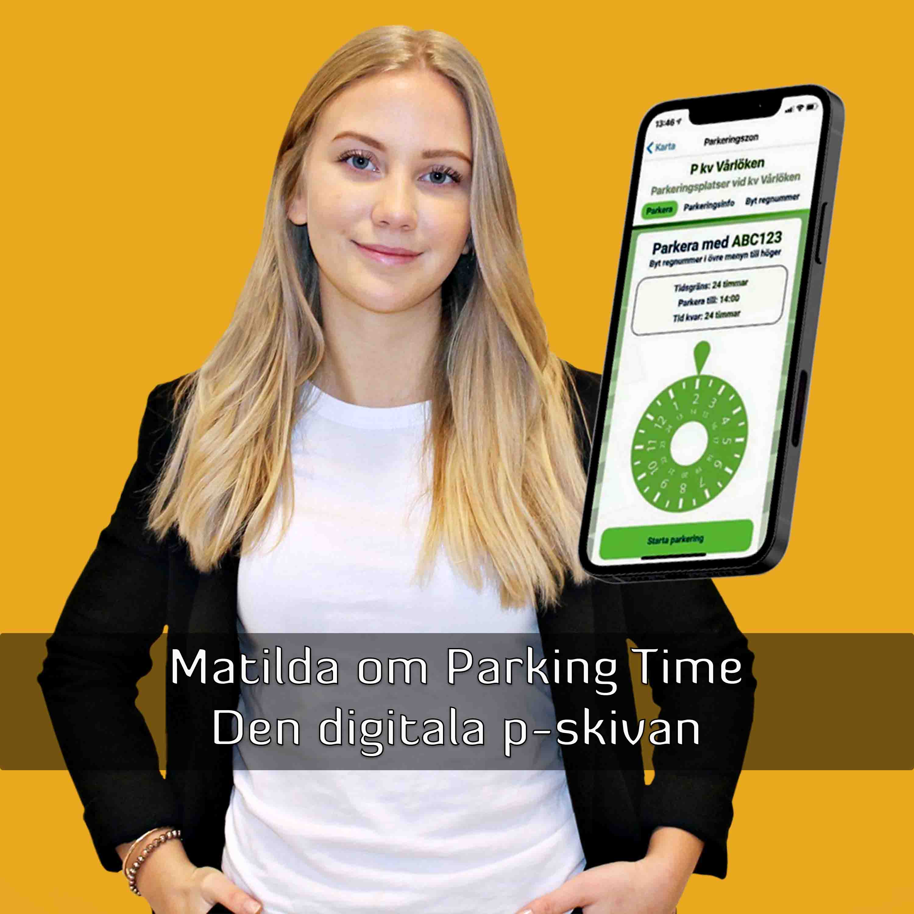 Matilda om Parking Time - Den digitala p-skivan som app
