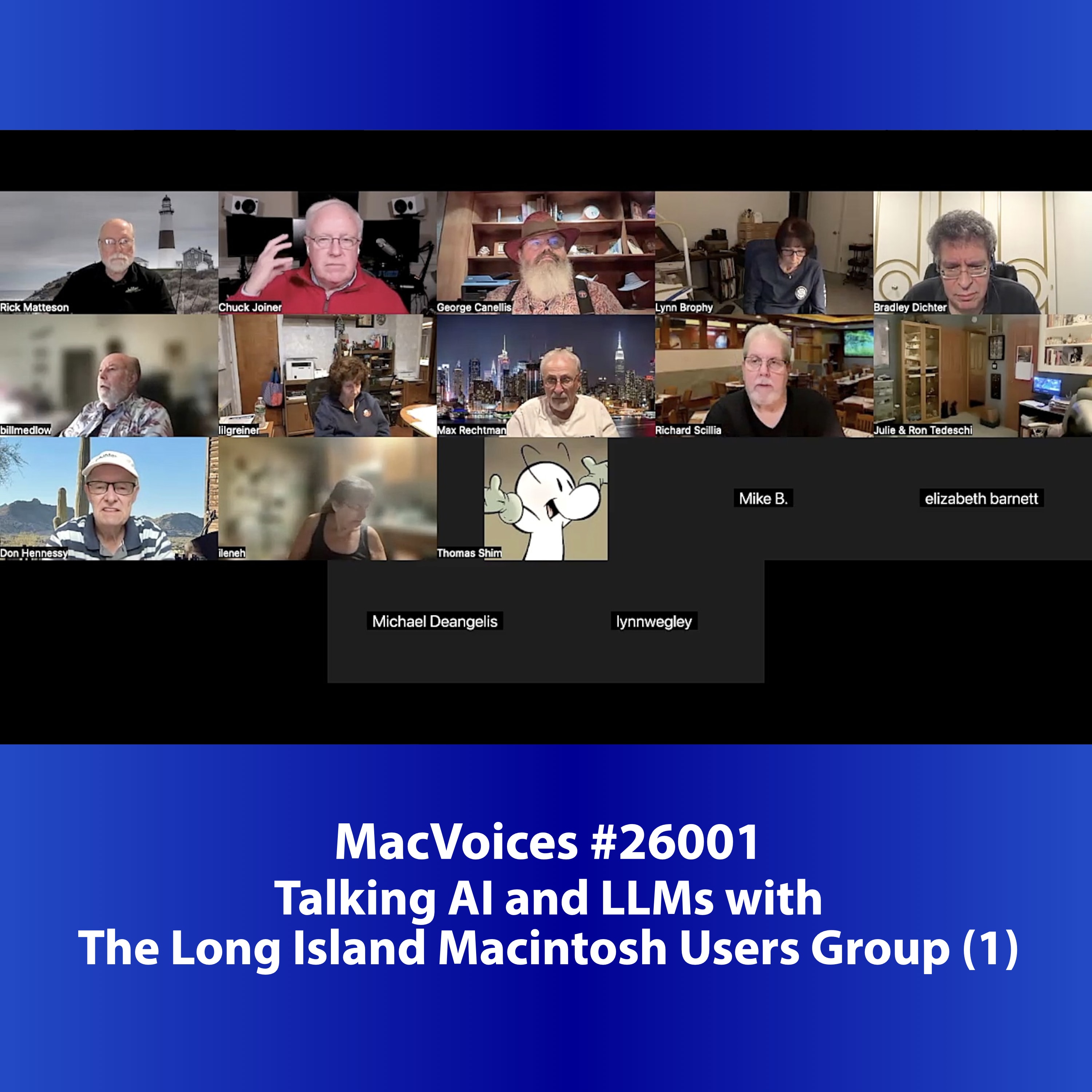 MacVoices #26001: Talking AI and LLMs with The Long Island Macintosh Users Group (1)