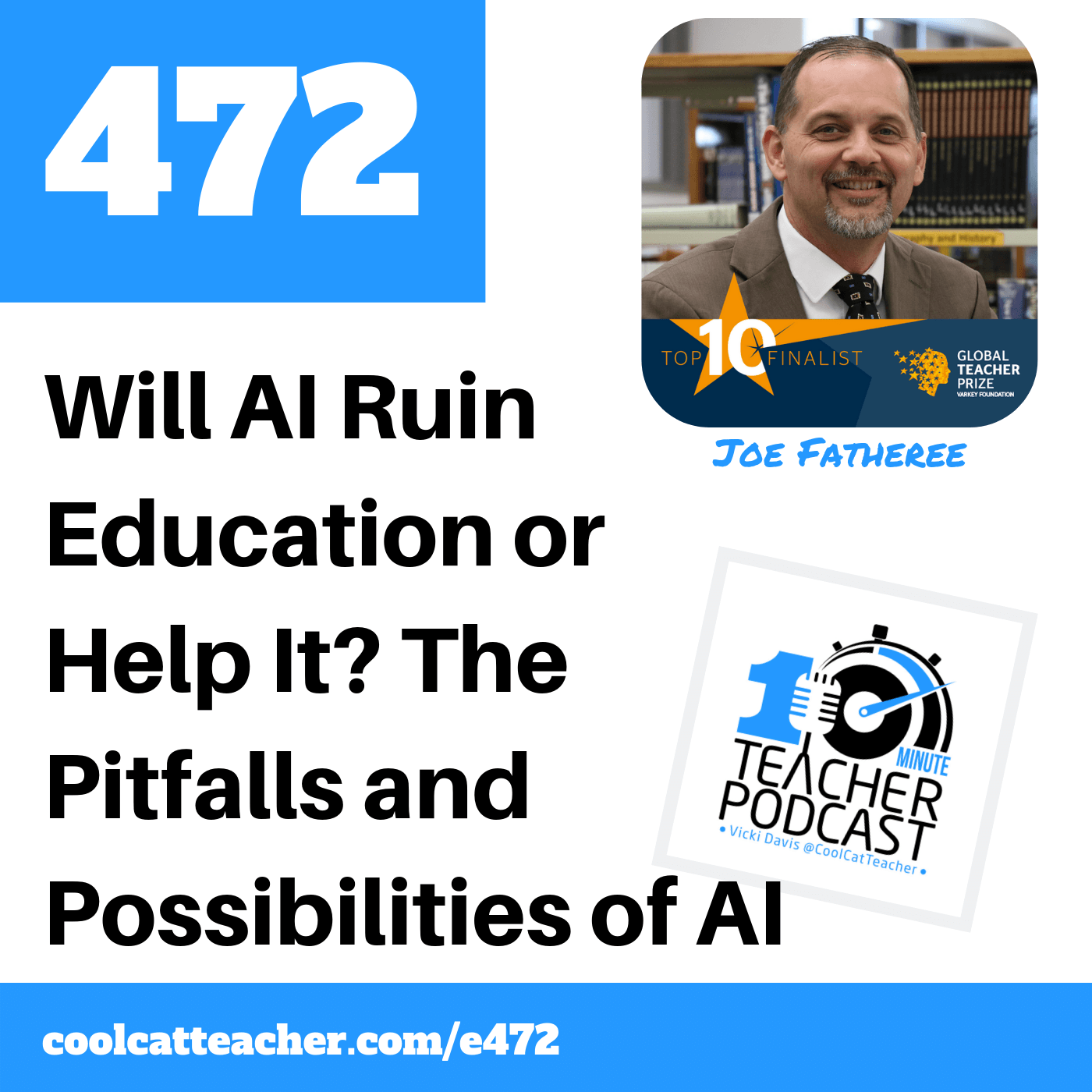 10 Minute Teacher Podcast with Cool Cat Teacher