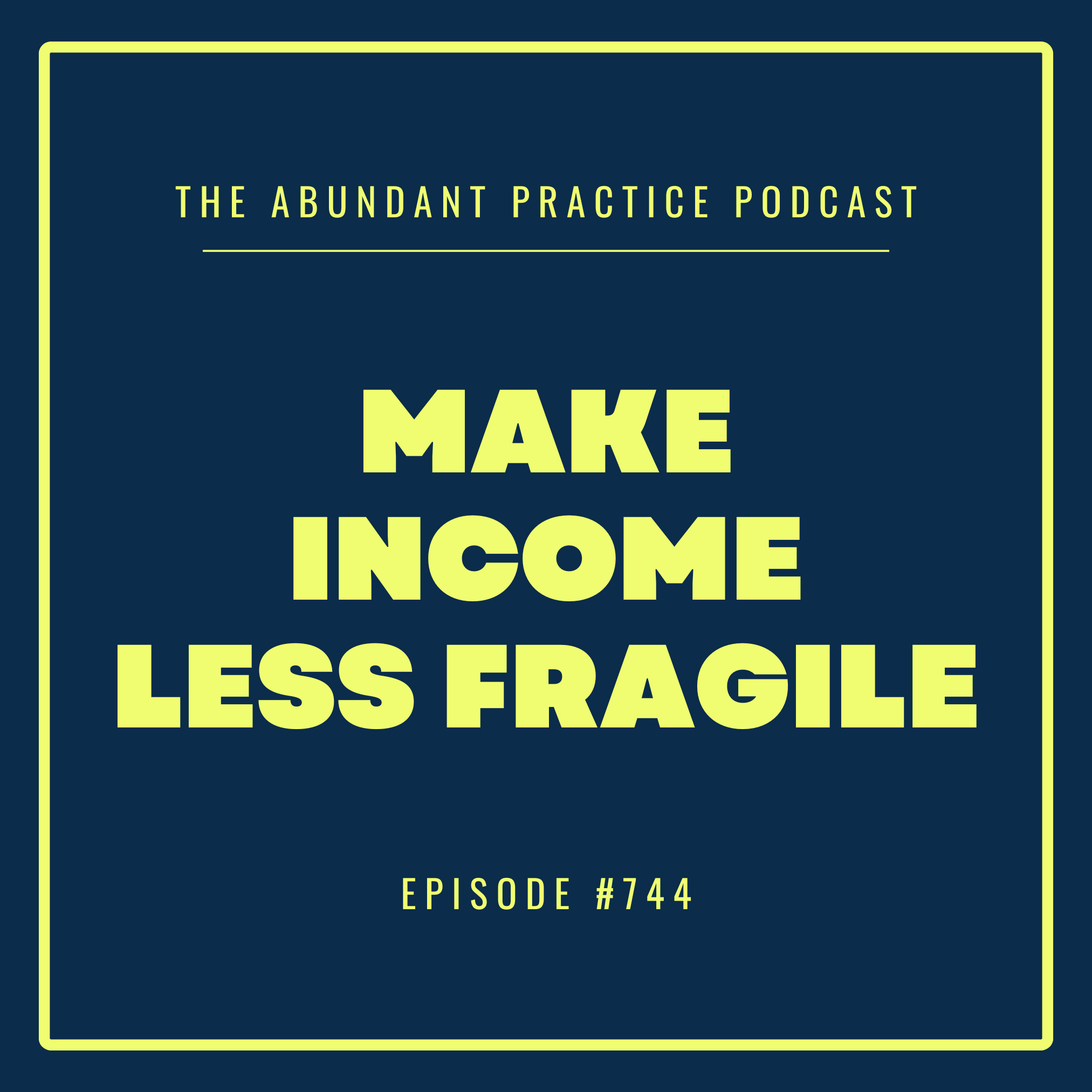 Episode #744: The "If I Rest, I Lose Money" Problem Episode #744: The "If I Rest, I Lose Money" Problem