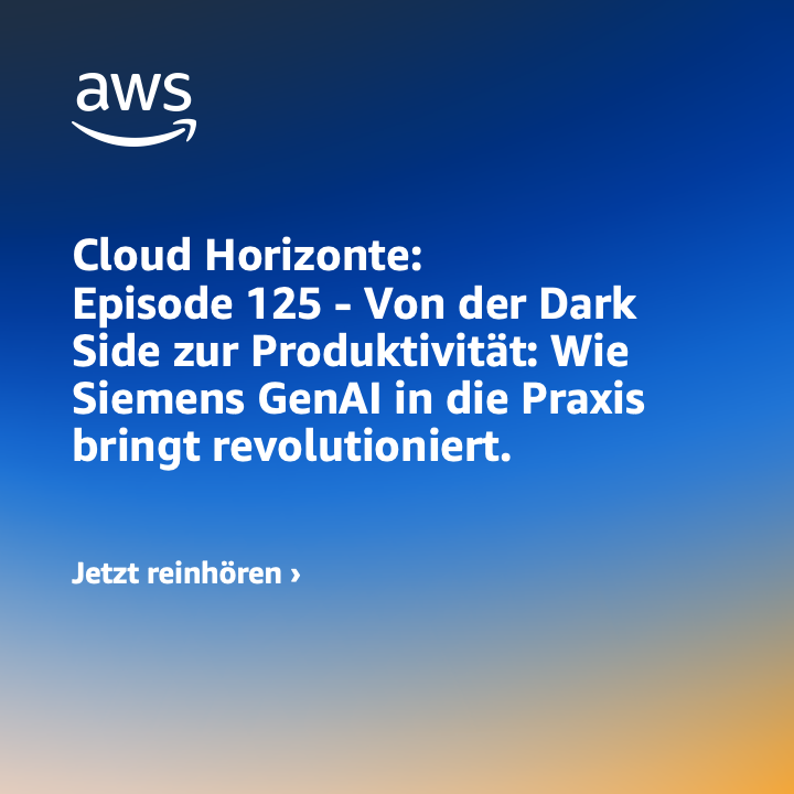 125 - Von der Dark Side zur Produktivität: Wie Siemens GenAI in die Praxis bringt 125 - Von der Dark Side zur Produktivität: Wie Siemens GenAI in die Praxis bringt