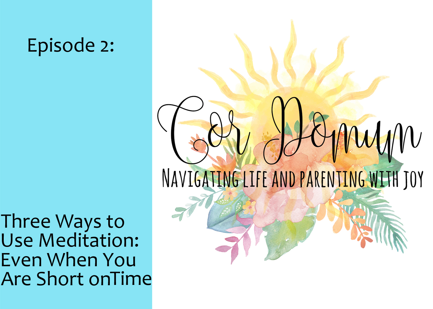 Episode 2: 3 Ways to Use Meditation (Even When You're Short on Time)