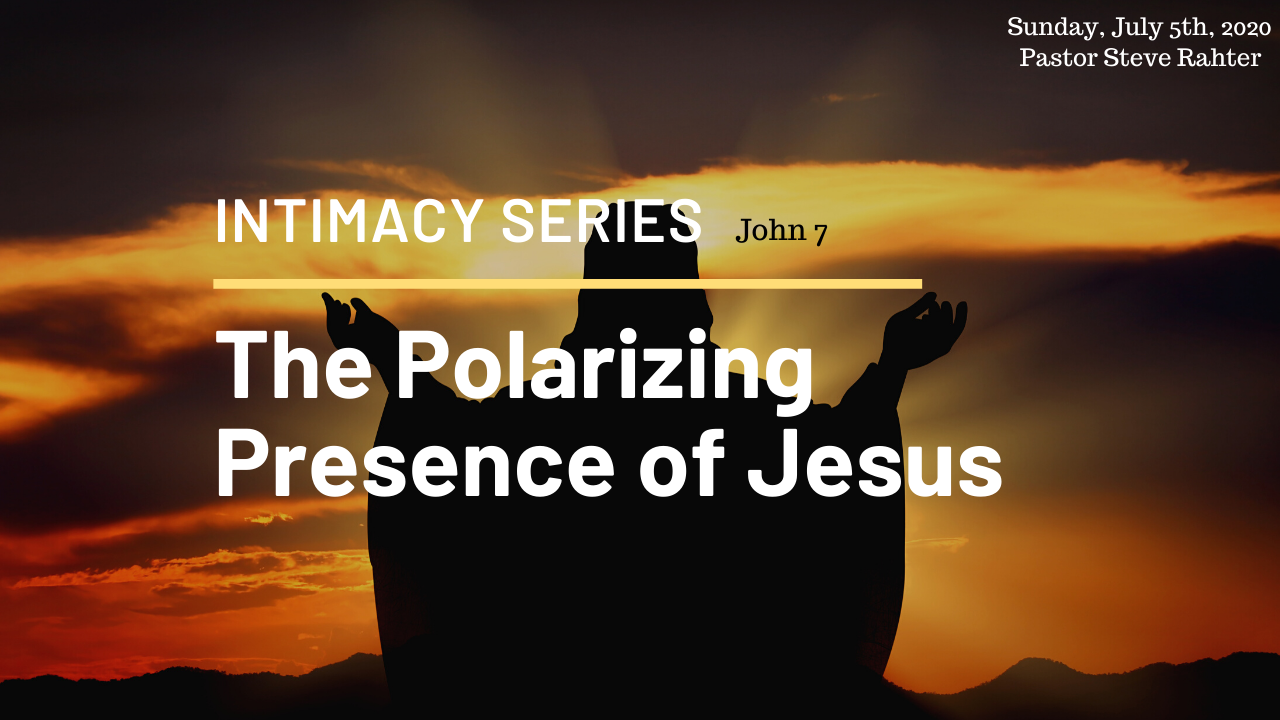 Intimacy Series John 7  The Polarizing Presence of Jesus
