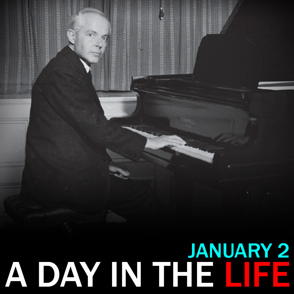 Bartok's Only Conducting Experience: "A Classical Day in the Life" for January 2