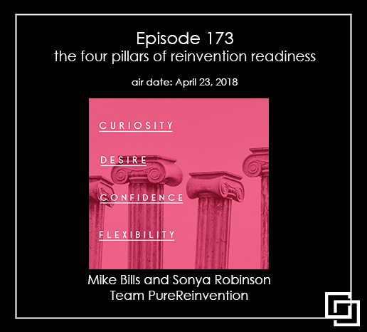 Episode 173 - the four pillars of reinvention readiness