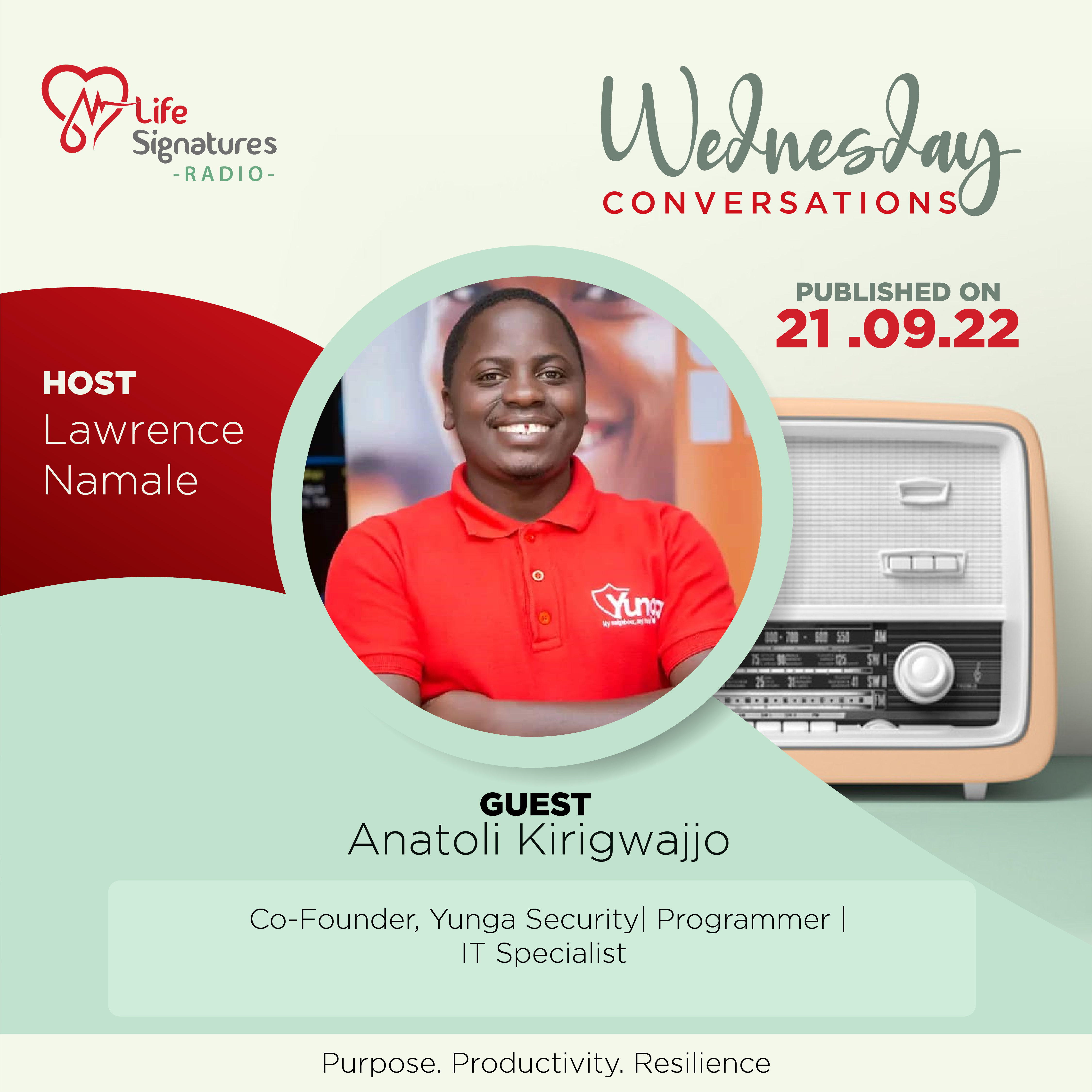 🎺New #Podcast! 1194. Antony Kirigwajjo. Using Technology To Prevent Crime and Beef Up Security